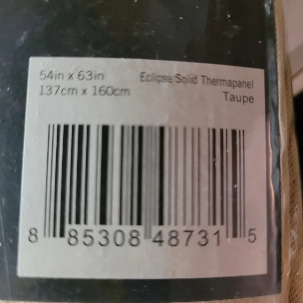 Eclipse Room Darkening NWT